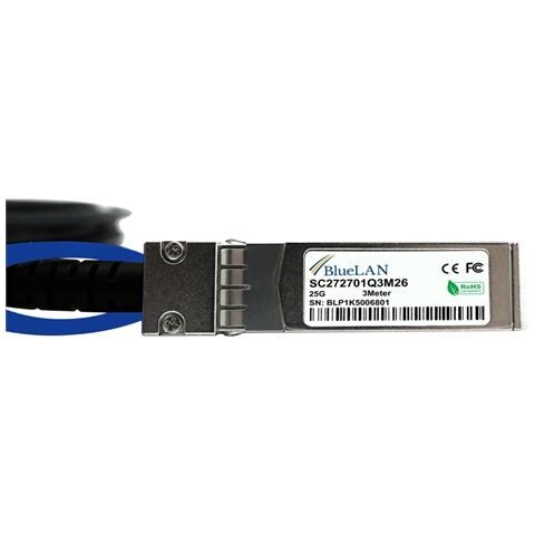 ET7302-DAC-0.5M-BL cavo InfiniBand e in fibra ottica 0,5 m SFP28 Corallo, Argento - Foto 2