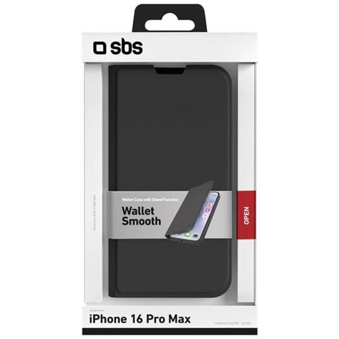 TEWALIP1667PK custodia per cellulare 17,5 cm (6.9") Custodia a borsellino Nero - Foto 2