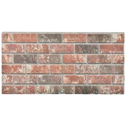 Lusso Casadino -  Pannelli Murali 3d Con Mattoni Grigio & Marrone Scuro 10 Pz Eps - Foto 1