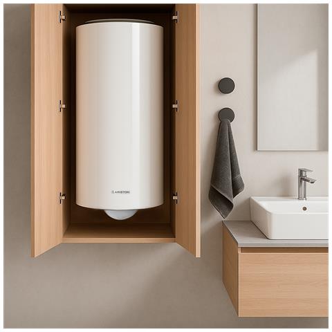 Scaldabagno Elettrico Verticale Initio XPERT con Capacità 100 Litri Colore Bianco - Foto 3