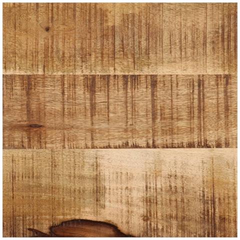 Tavolo Consolle 100x35x70 Cm In Legno Massello Di Mango Grezzo - Foto 8
