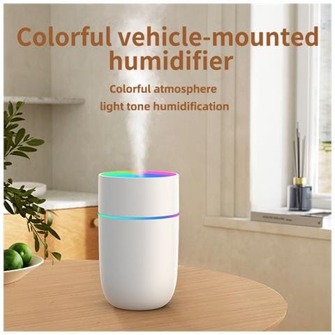 Umidificatore Per Auto Wt-008: Migliora La Qualità Dell'aria Con Luci Colorate Black - Foto 2