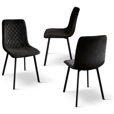 Aulena - Sedia Di Design Moderno In Velluto - Foto 2