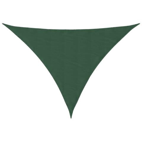 Vela Parasole Verde Scuro 7x5x5 m 100% Poliestere Oxford - Foto 1