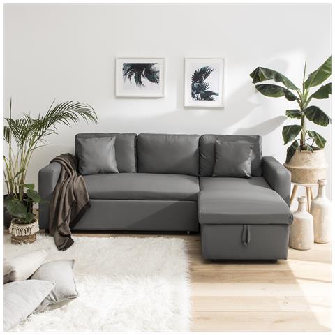 Clark Divano Letto Angolare A 3 Posti Grigio - Foto 6