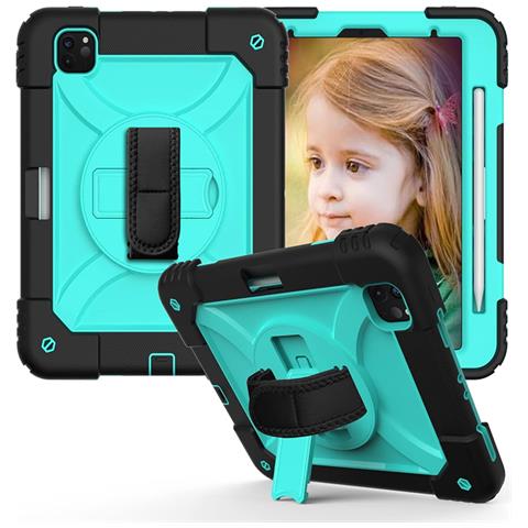 Custodia Per Ipad Air 5/air 4/pro 11"" Con Supporto Tracolla Menta - Foto 1