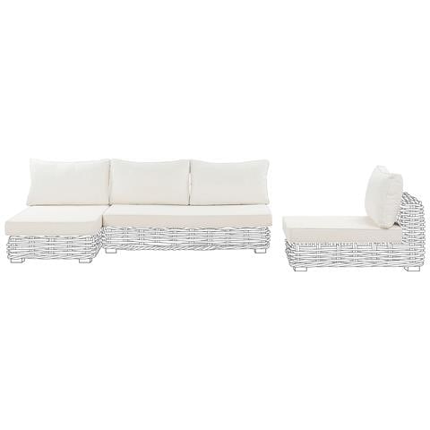 Set Di Copricuscini Per Esterni Varallo Bianco Sporco - Foto 2