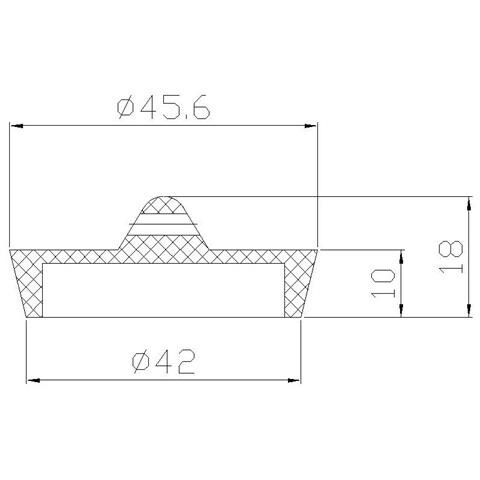 Tappo Per Lavello In Plastica Nera Con Fibbia Triangolare - Tappo Di Scarico Universale - Foto 2