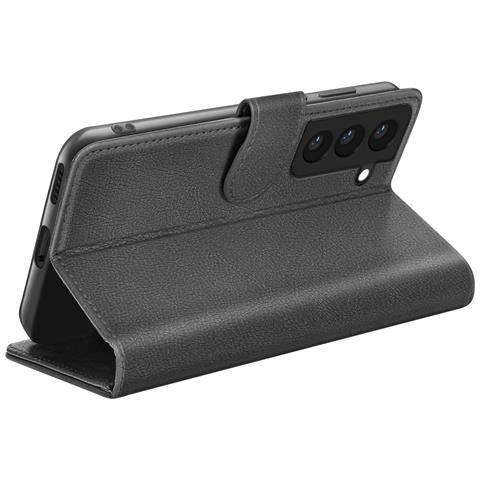 Custodia A Portafoglio Per Samsung Galaxy S22 Con Supporto E Linguetta, Nero - Foto 5