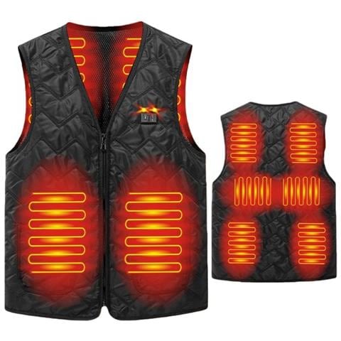 Gilet Riscaldato Con Batteria 10000mah - Gilet Riscaldante Alimentato Tramite Usb 4xl - Foto 2