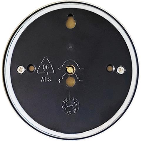 Barometro Analogico Da 130 Mm Con Termometro E Igrometro - Stazione Meteo 3 In 1 White - Foto 4