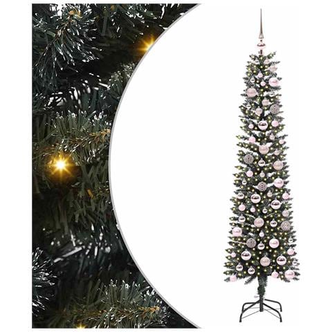 Albero di Natale artificiale con 300 LED Verde 180 cm - Foto 1