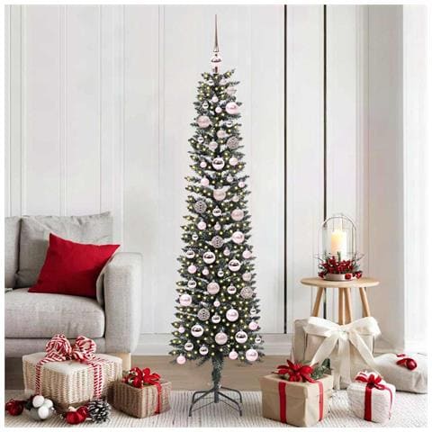 Albero di Natale artificiale con 300 LED Verde 180 cm - Foto 2