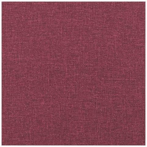 Cuscino per Schiena Rosso Vino 80 x 19 x 50 cm Tessuto - Foto 9