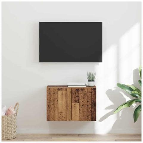 Mobile TV da parete Legno vecchio 59,5 x 31 x 40 cm - Foto 2
