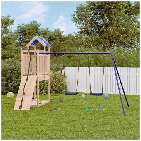 Set da Gioco da Esterno in Legno Massello di Pino - Foto 2