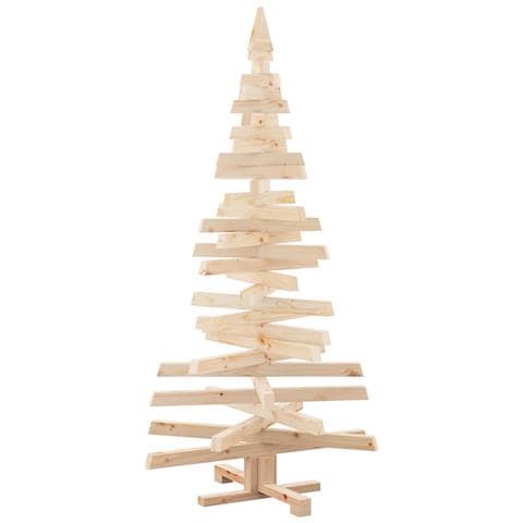 Alberi di Natale Naturale 150 cm Legno di pino massello - Foto 9