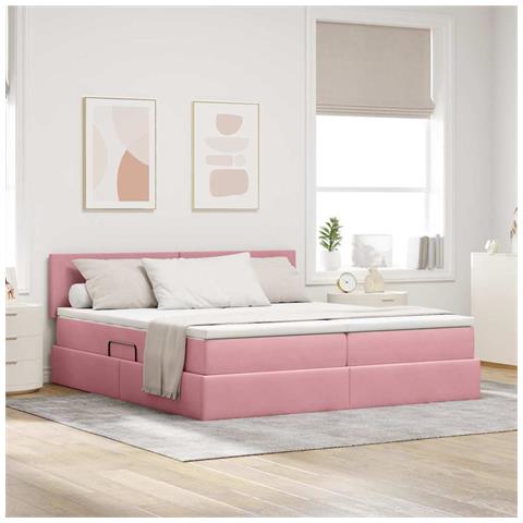 Letto con Contenitore con materasso Rosa 100 x 200 cm - Foto 2