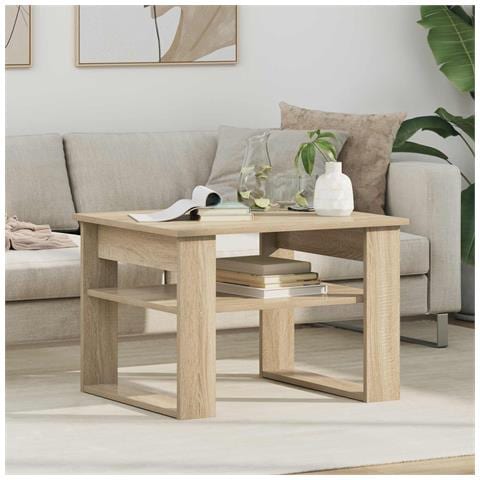 Tavolino da salotto Rovere Sonoma 64 x 54 x 44 cm - Foto 2