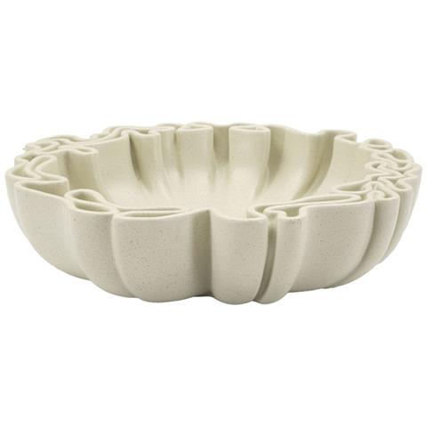 Vassoio Vkh857-beige-poliresina-40,5x38,5x9,5 Cm - Foto 1