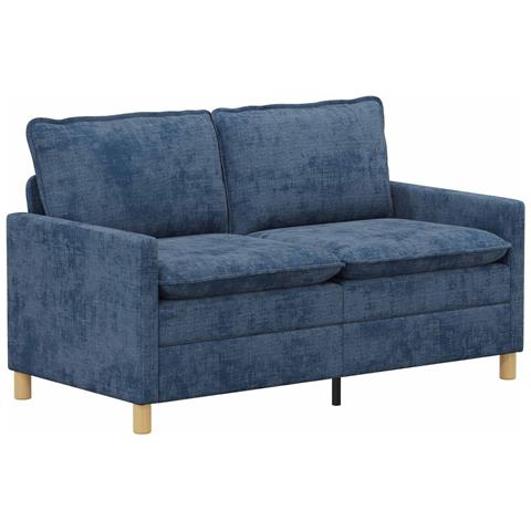 Divano Blu 156 x 81 x 87,5 cm Poliestere - Foto 1