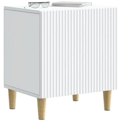 Armadio da Notte 2 pcs Bianco 43 x 34,5 x 50 cm - Foto 2