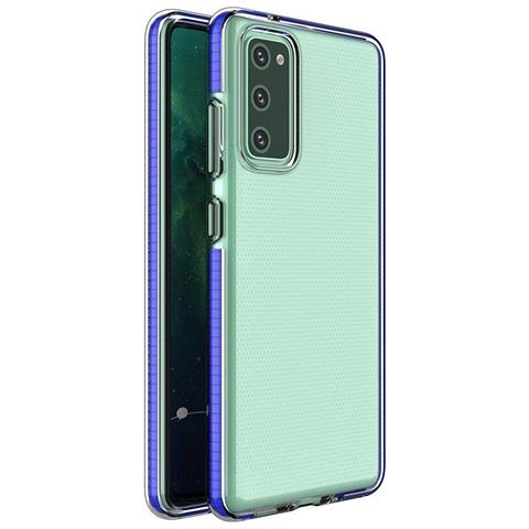 Custodia Trasparente In Tpu Con Cornice Colorata, Progettata Per Samsung Galaxy A72 4g, Blu Scuro - Foto 1