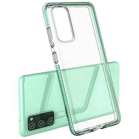 Custodia Trasparente In Tpu Con Cornice Colorata, Progettata Per Samsung Galaxy A72 4g, Blu Scuro - Foto 4