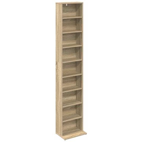 Mobile per CD Rovere Sonoma 33 x 23,5 x 175 cm - Foto 1