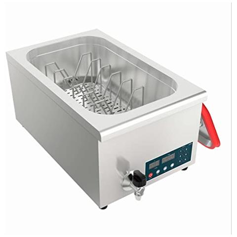 69492 - Cuocitore professionale Sous Vide a bassa temperatura che consente di cuocere alimenti sottovuoto, realizzato in acciaio inossidabile, - Foto 2