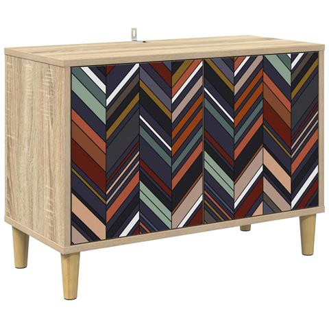 Mobile TV OMMEN 69 x 33 x 50 cm Sonoma Legno ingegnerizzato - Foto 1
