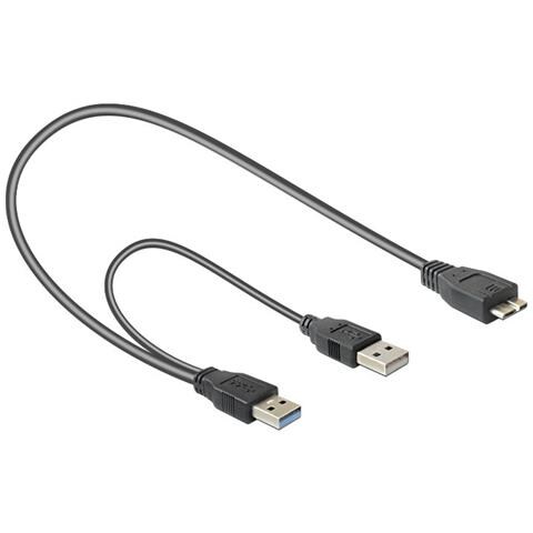 82909, 3.0, USB A, Micro-USB B, USB 3.0, Sacchetto di politene - Foto 1