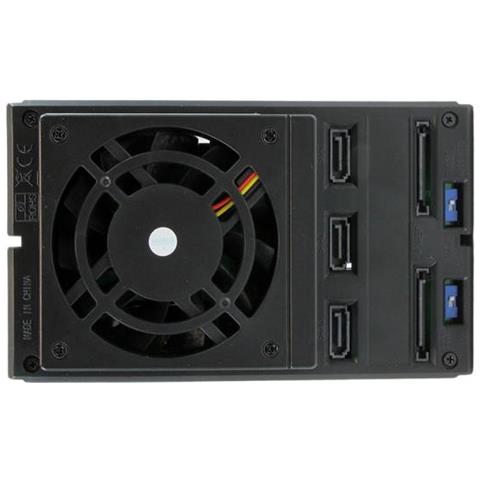 " Scheda backplane per rack portatili hot-swap trayless in alluminio 3 alloggiamenti per SAS II / SATA III 3,5""- HDD 6 Gbps" - Foto 2