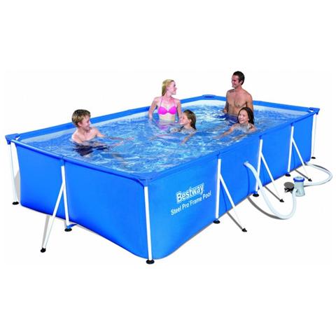 56424 Piscina Fuori Terra Strutturata Con Motore 400 X 211 X 81 Cm - Foto 4