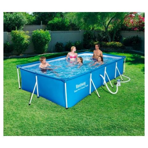 56424 Piscina Fuori Terra Strutturata Con Motore 400 X 211 X 81 Cm - Foto 2