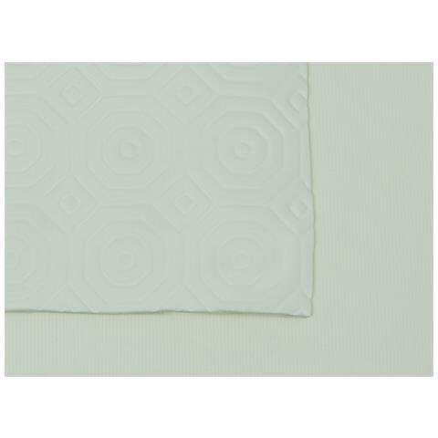 Mollettone Copritavolo Gommato Antiscivolo Protezione Tavolo Colore Bianco 140x160 Bianco - Foto 15