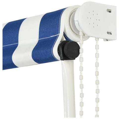 Tenda Da Sole Retrattile 250x150 Cm Blu E Bianco - Foto 2