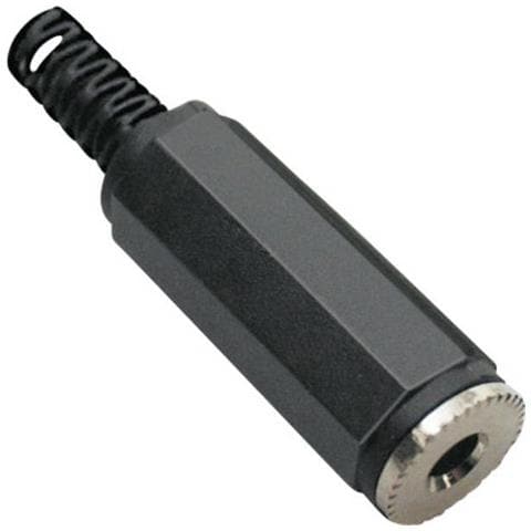 Jack 3.5 Mm Presa Dritta Poli: 2 Mono Nero 100 Pz. - Foto 1