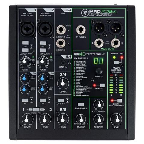 ProFX6v3 Mixer Analogico Compatto a Sei Canali - Foto 1
