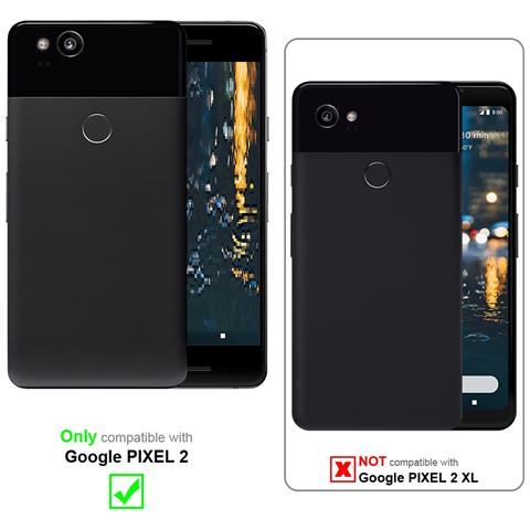 Custodia Compatibile Con Google Pixel 2 In Rosso Mela - Coperchio Protettiva Con Chiusura Magnetica, Funzione Stand E Tasca Per Le Carte - Foto 9