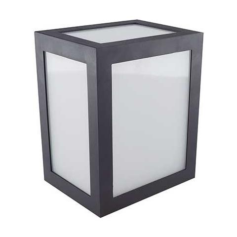 V-tac Vt-822 Lampada Applique Led 12w Wall Light Cube Nero Bianco Freddo 6400k - Sku 8342 - Foto 1