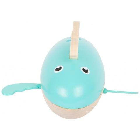 Giochi Da Bagno Balena Junior 11 Cm Legno Blu / naturel - Foto 4