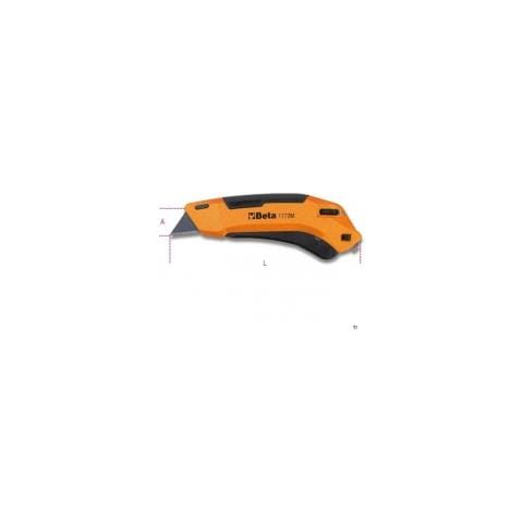 Coltello Di Sicurezza Con Lama Di Taglio Retrattile, Fornito Con 3 Lame Di Taglio Extra - Foto 4