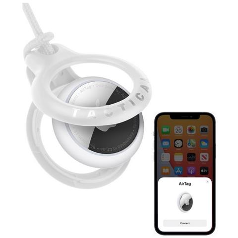 Custodia Originale Ciondolo Per Apple Airtag Beam Rugged Yetty White - Foto 5