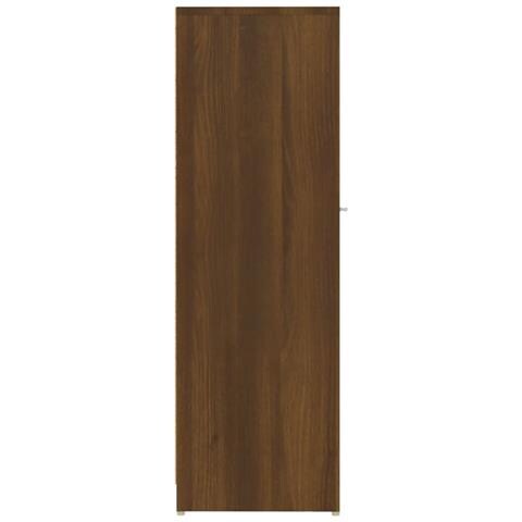 Armadietto Bagno Rovere Marrone 30x30x95cm in Legno Multistrato - Foto 10