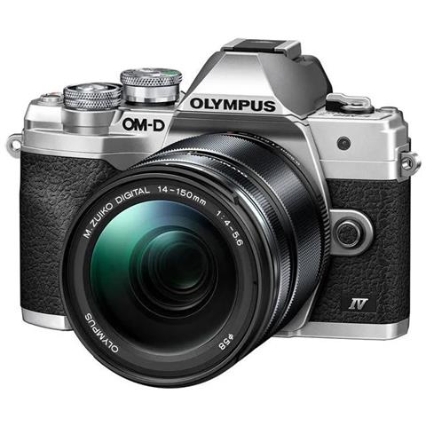 Fotocamera Mirrorless OM-D E - M10 20,3 Mpx Sensore Live MOS Video 4K Ultra HD Wi-Fi Bluetooth Colore Argento - Foto 1