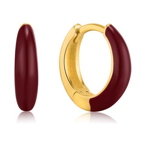 Orecchini Donna Ania Haie E031-02g-r Argento Puro 1 Cm - Foto 1