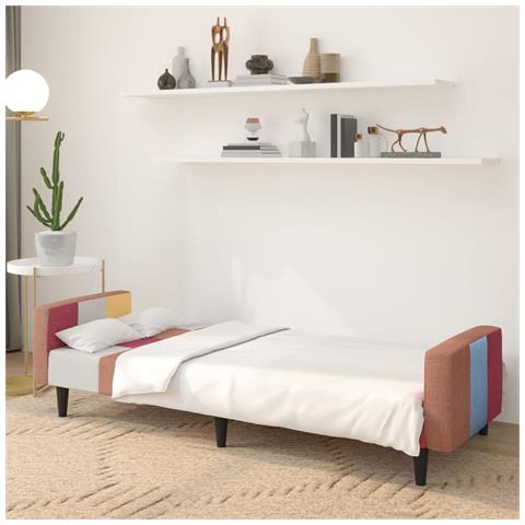 Divano Letto A 2 Posti In Tessuto - Foto 2