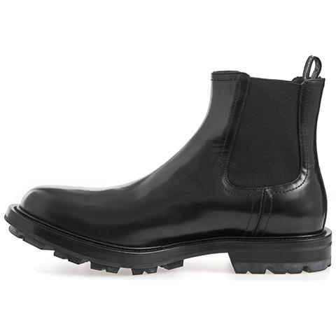 Stivaletti Chelsea In Pelle Nera - 40 - Foto 2