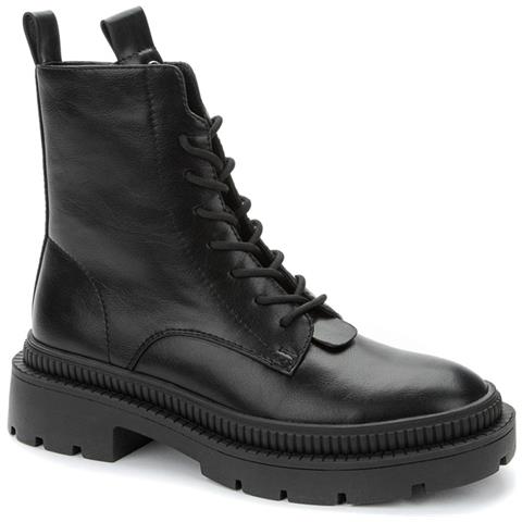 Black Casual Closed Booties Stivaletti Sintetico E Tessile Scarpe Donna Nero Eu 36, 938070/02-04 - Foto 1